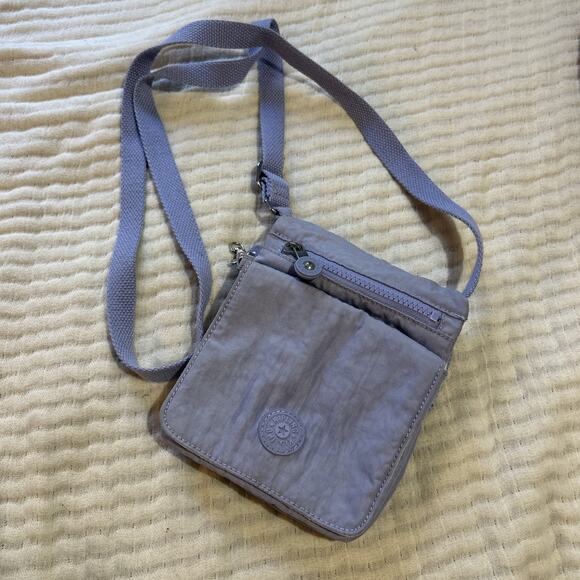 Kipling El Dorado Small Crossbody Bag Lush Lavender Purple Purse - Picture 1 of 11